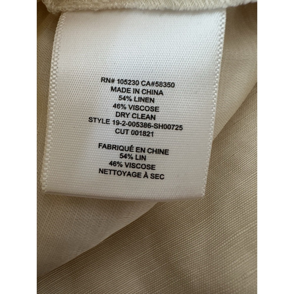 Joie Brenten High Waist Shorts Women Size 8 Linen Blend‎ Beach Summer Outdoor - Picture 5 of 9